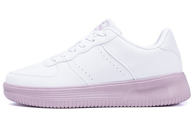 361° Durable Breathable Low-Top Skateboard Shoes Women's White Rose Dirty Pink