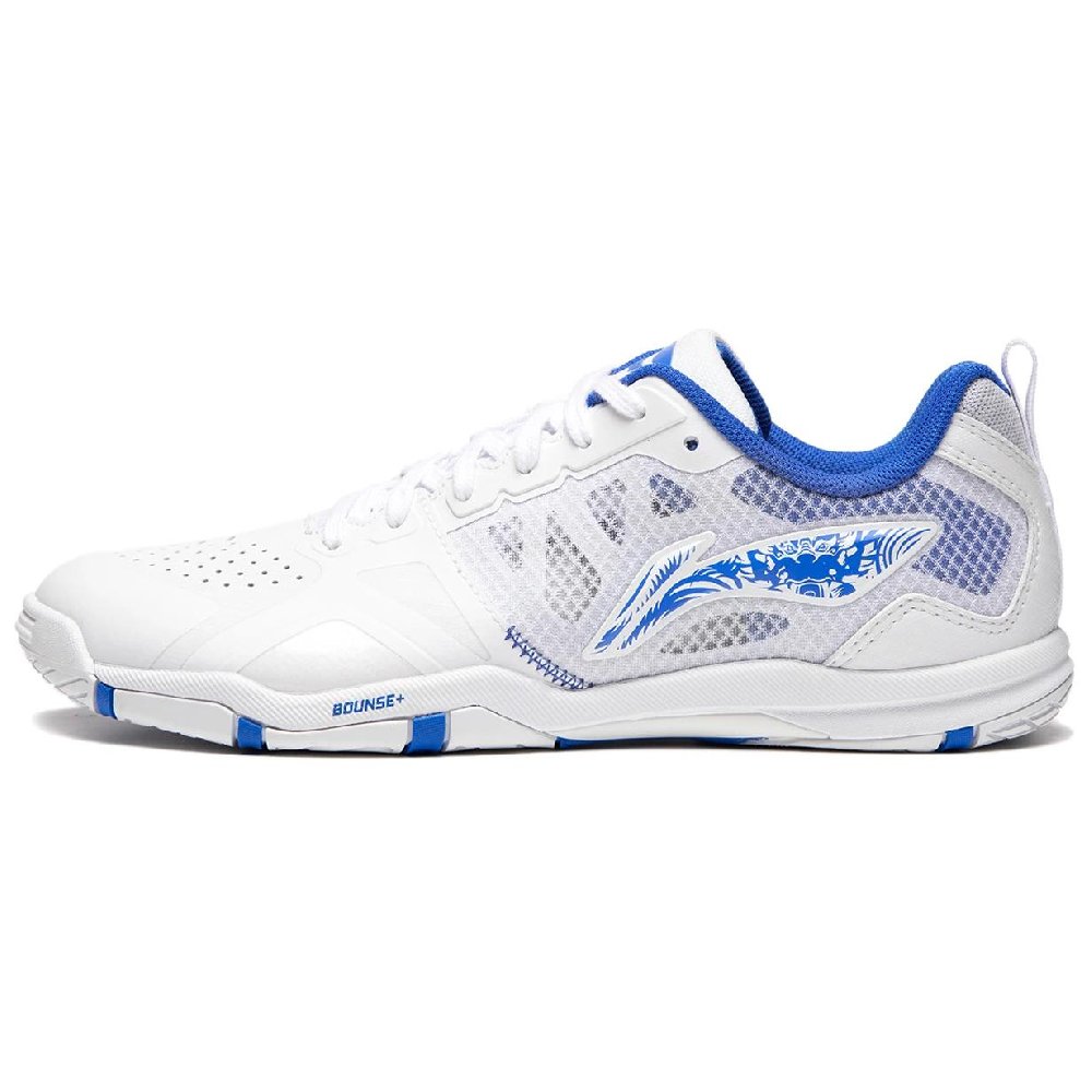 LiNing Hawkeye 2.0 Anti-Slip Wear-Resistant Low-Top Training Shoes Unisex White Blue