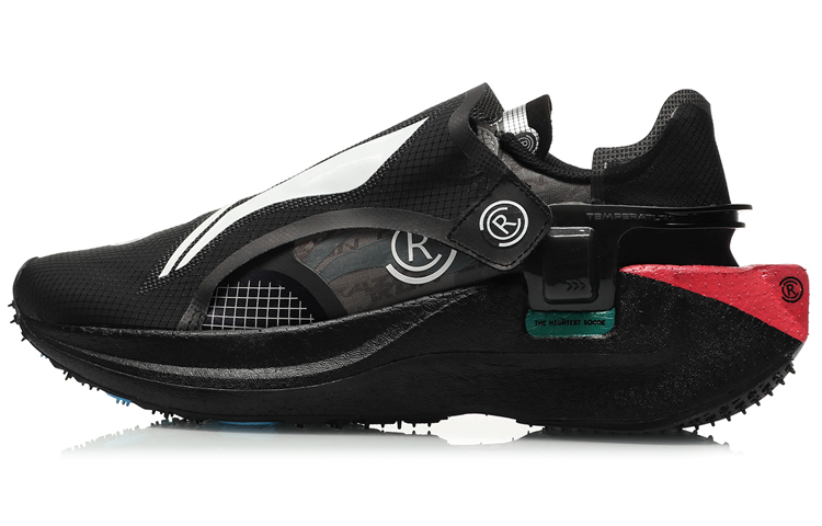 LiNing Running Shoes Men Low-Top Black