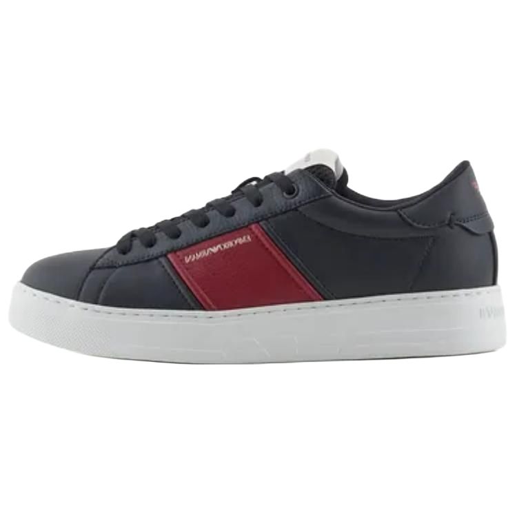 EMPORIO ARMANI Low Top Skateboard Shoes Men's Black