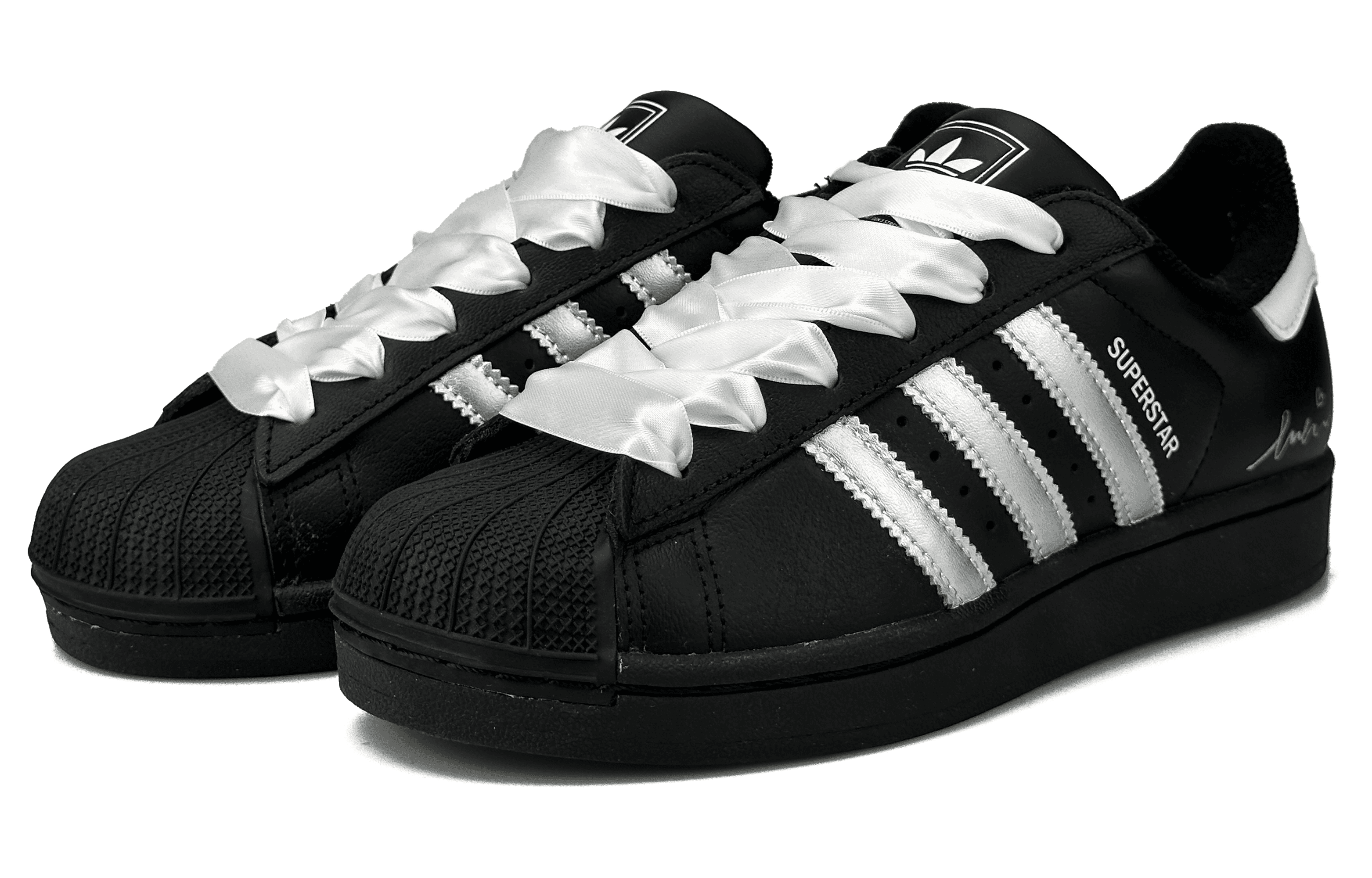 Adidas Originals Superstar 2 Cushioning, Wear Resistant Low Top Skateboard Shoes Women's Black купить в интернет-магазине Yoocart с быстрой доставкой по России.