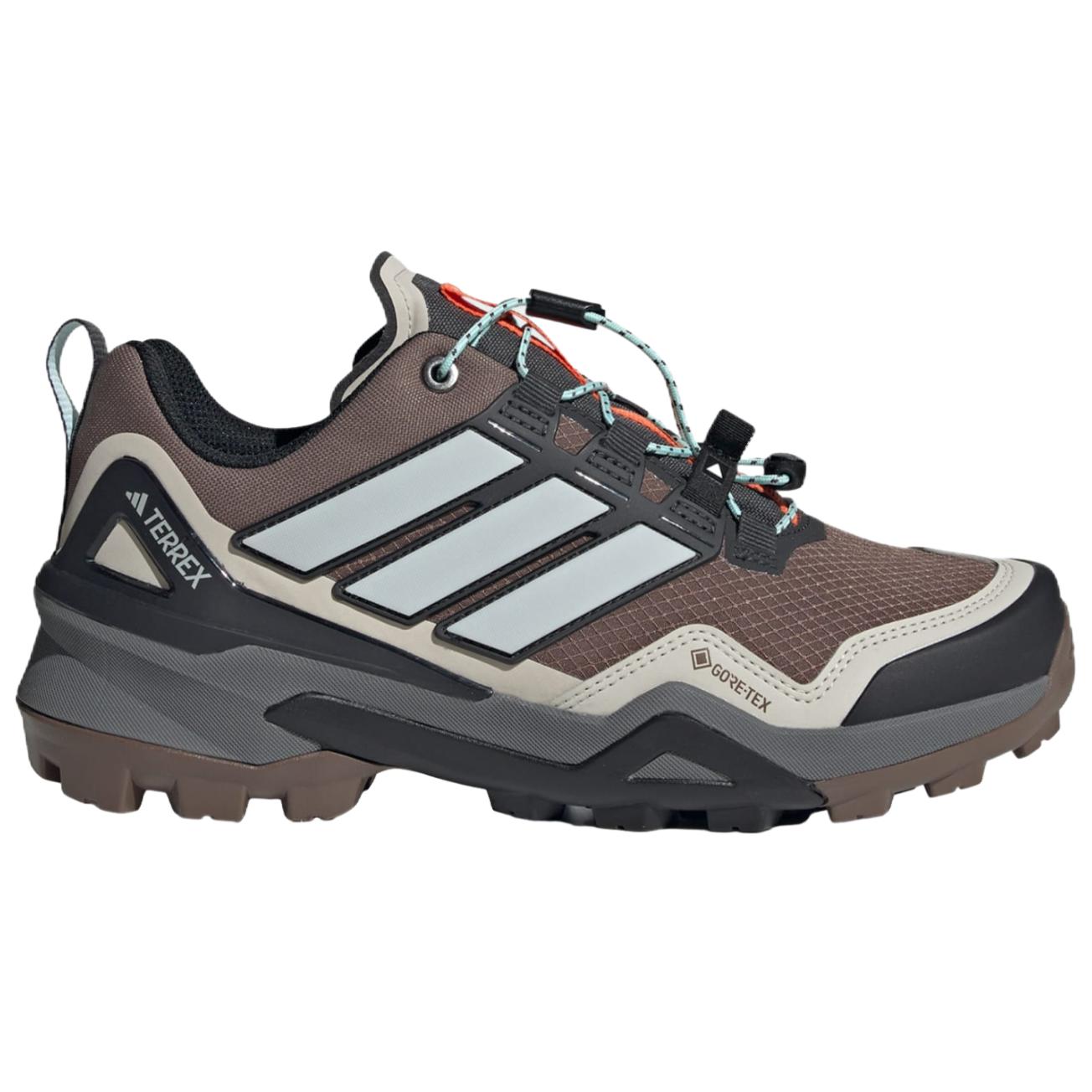 Adidas Terrex Skychaser Waterproof And Breathable Support Grip Low top Mountaineering Hiking Shoes Women's Red Brown купить в интернет-магазине Yoocart с быстрой доставкой по России.
