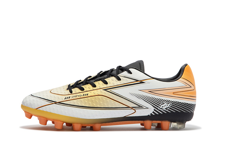 361° Dream Chaser AG Gold Medal Cushioning Anti-Slip And Wear-Resistant Soccer Shoes Unisex Orange White Black