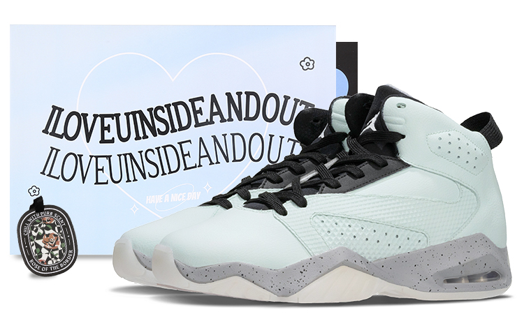 Jordan Lift Off Blueberry Bubble Gum Mid-Top Vintage Basketball Shoes Women's Blue Gray