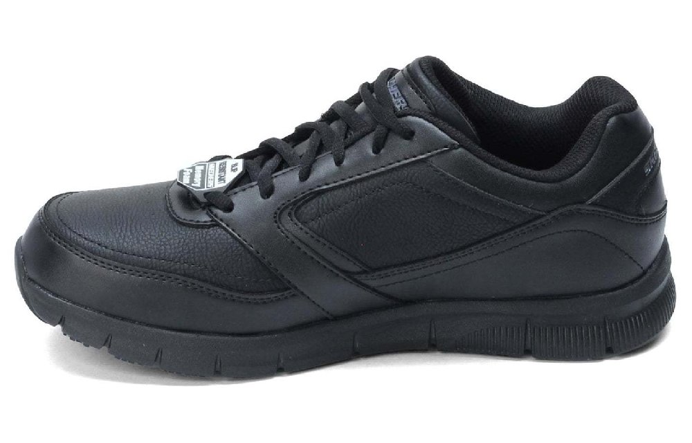 Skechers Abrasion Resistant Low Top Running Shoes Men's Black