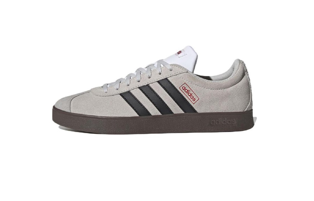 Adidas Neo VL Court Lifestyle Anti Slip Wear Resistant Low Top Skateboard Shoes Unisex Red White