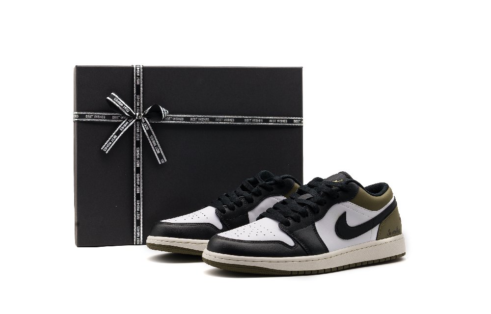 JORDAN Air Jordan 1 Vintage Basketball Shoes Unisex Low top White