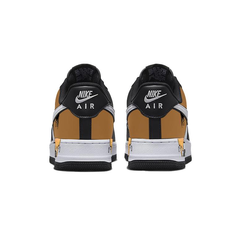 Nike Air Force 1 Slip-Resistant Cushioning Wear-Resistant Low-Top Skateboard Shoes Unisex White Black Yellow купить в интернет-магазине Yoocart с быстрой доставкой по России.