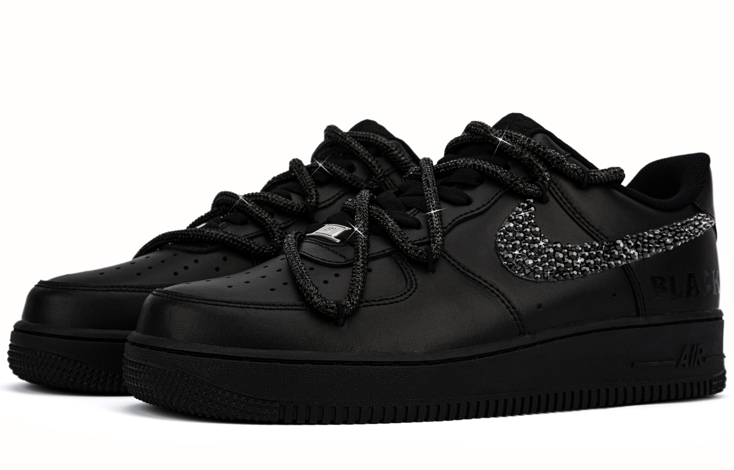 Nike Air Force 1 Air Force 1 Low-Top Skateboard Shoes Unisex Black купить в интернет-магазине Yoocart с быстрой доставкой по России.