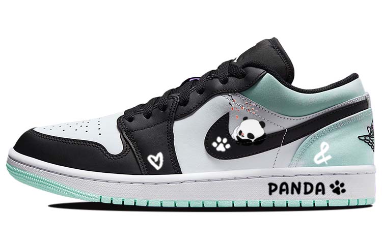 Jordan Air Jordan 1 Vintage Basketball Shoes Men's Low top Green/White