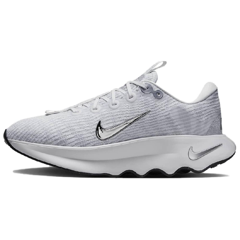 Nike Motiva Premium Summit White Pure Platinum Black Metallic Silver Women's