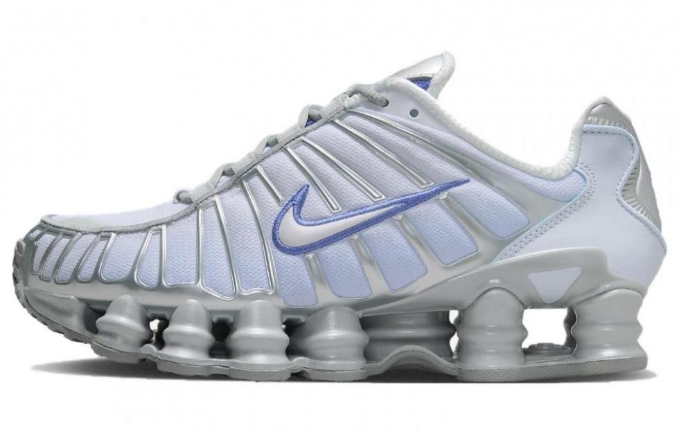 Nike Shox Tl Metallic Platinum Blue Tint Women's