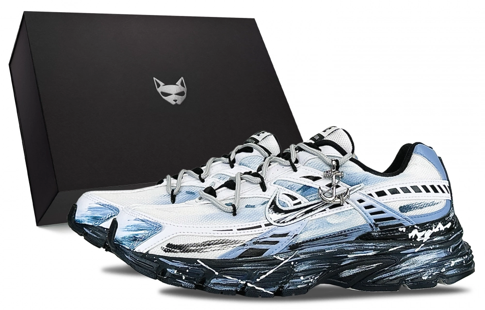 Nike Initiator Cushioning Abrasion Resistant Breathable Low top Casual City Commute Running Shoes Men's Dusty Blue