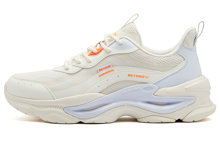 361° NFO Chunky Sneakers Men Low-Top Feather White