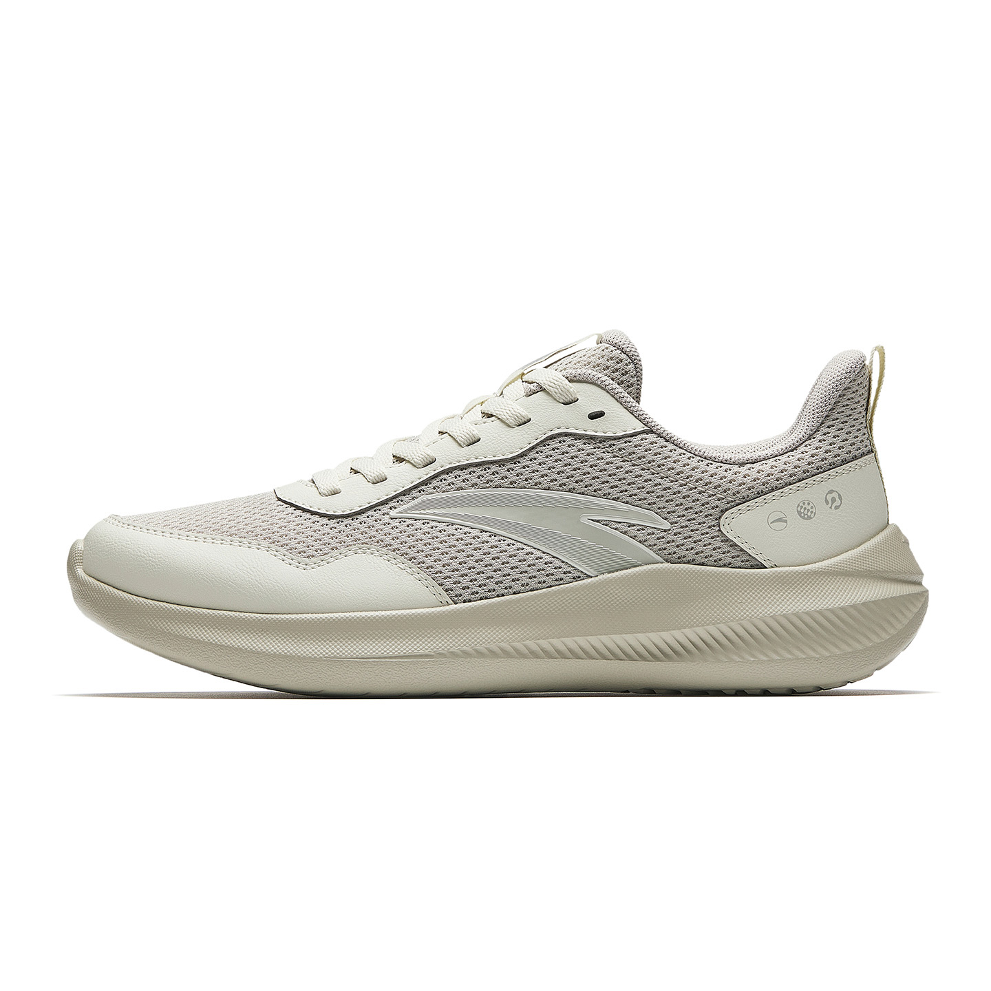 Anta Lightweight Shock Absorbers Jogging Shoes Women's Dune Gray/Coarse Heather Gray