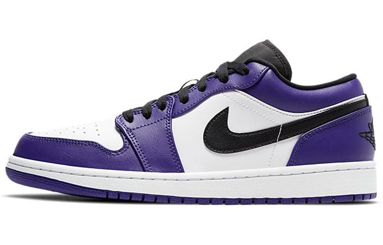 JORDAN 1 Low Court Purple White