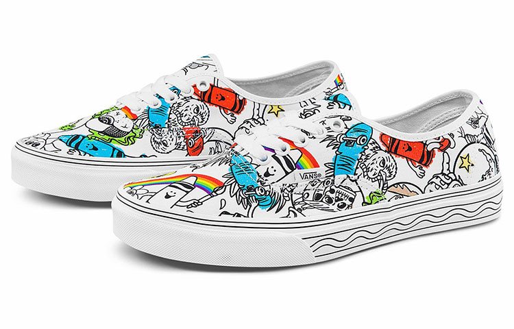 Vans Authentic Crayola Diy Sketch Your Way