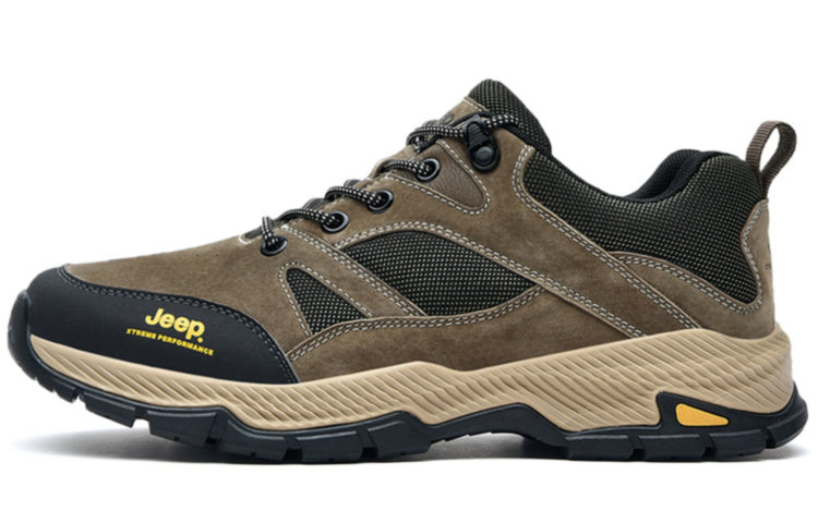 Jeep Mountaineering & Hiking Shoes Men's Low top Khaki