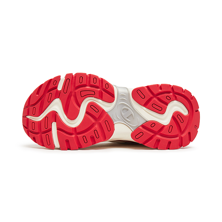 Champion Nebula Layered Balance Low Top Chunky Sneakers Women's Milk White/Aurora Red купить в интернет-магазине Yoocart с быстрой доставкой по России.