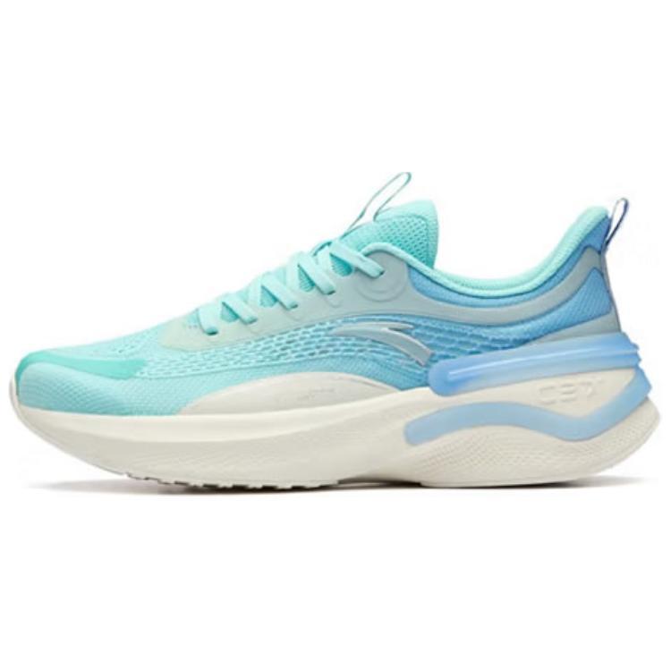 Anta C37 Series Cushioned Anti-Slip Wear-Resistant Breathable Lightweight Low-Top Running Shoes Men's Blue White