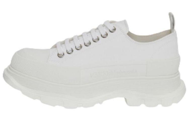 Alexander McQueen Tread Slick Low Lace Up White FW21