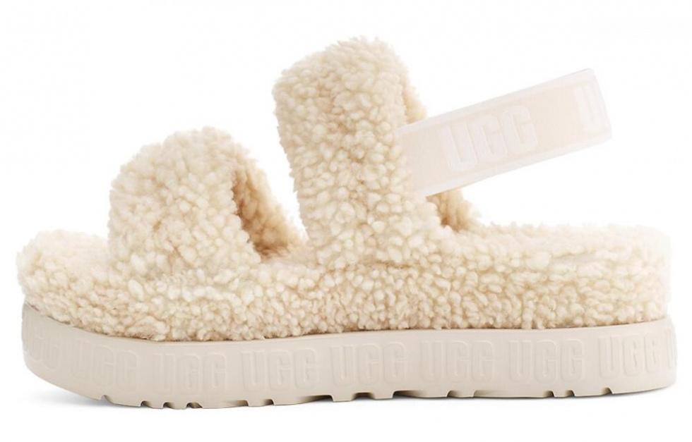 UGG Oh Fluffita Outdoor Open Toe Flat Heel Sports Sandals Women's