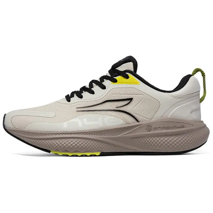 361° Anti Slip Wear Resistant Low Top Casual Running Shoes Men's Beige Umber Black