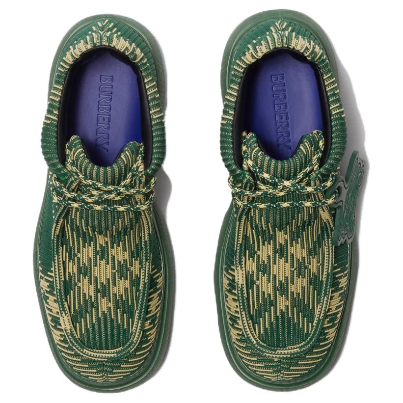 Burberry EKD Check-print Derby Shoes купить в интернет-магазине Yoocart с быстрой доставкой по России.