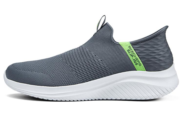 Skechers Hands Free Slip Ins Low Top Casual Shoes Men's Gray