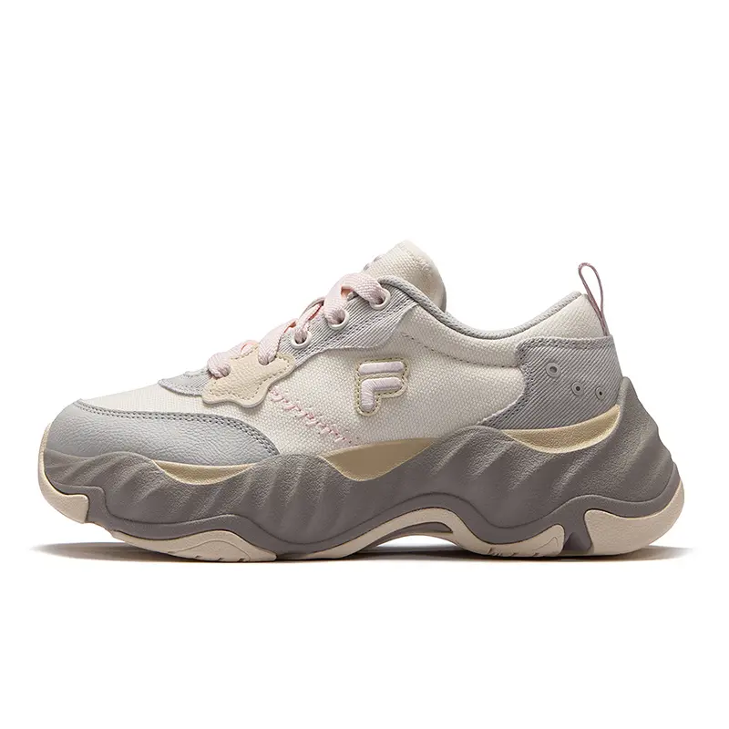 FILA FUSION STARFISH 2 Low top Canvas Shoes Women's Cream Ivory Gray