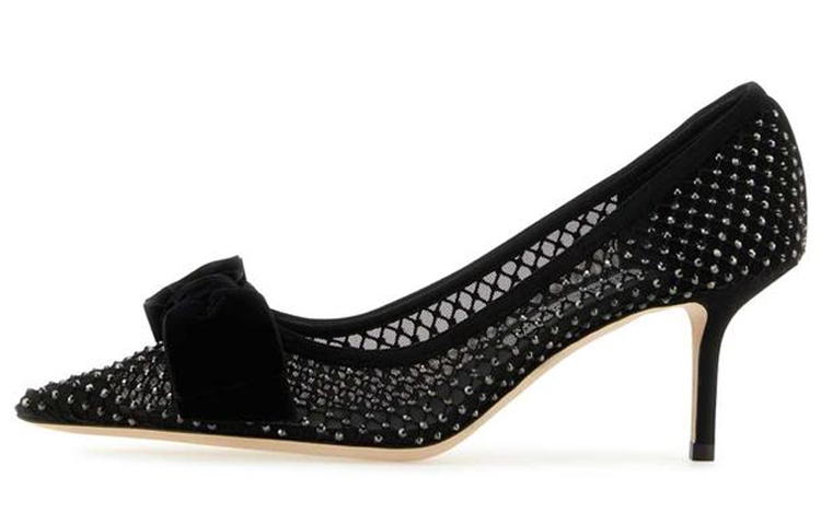 Jimmy Choo LOVE Slim Heel High Heels 6.5cm Women's Black