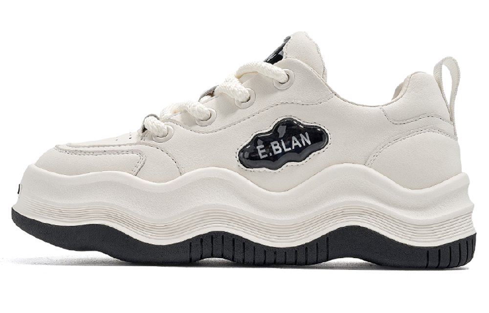 EBLAN Slip-Resistant Low-Top Skateboard Shoes Women's Black