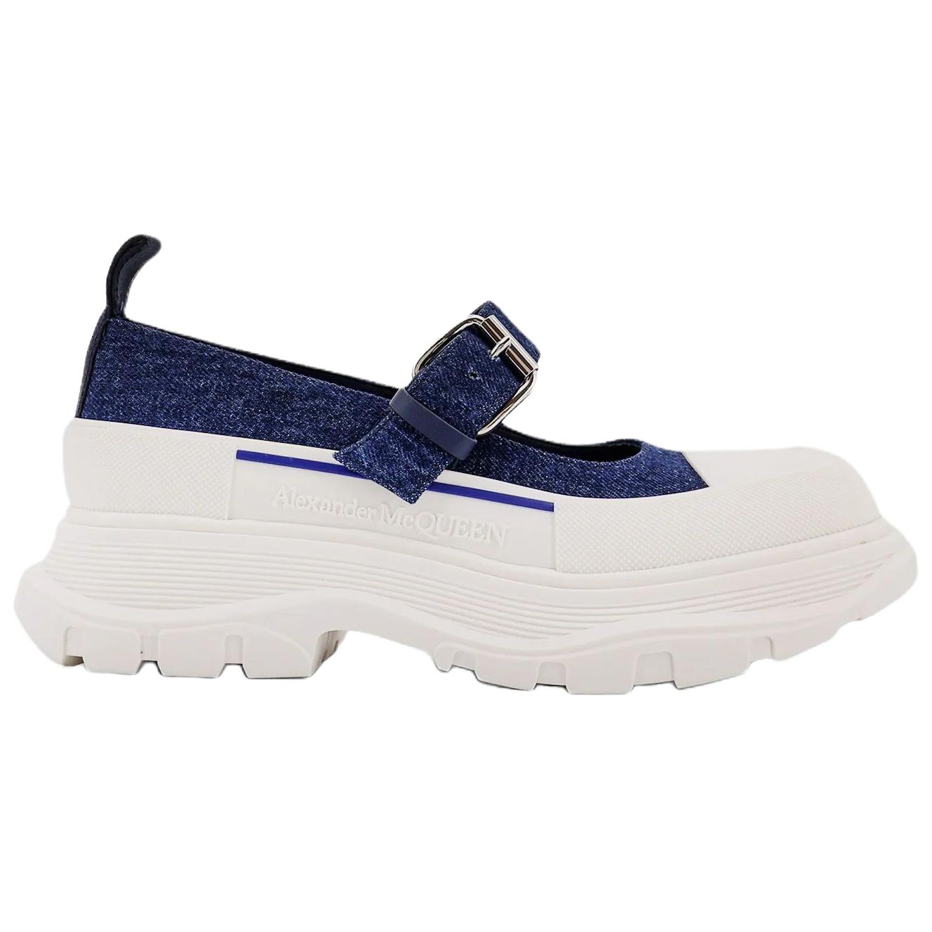 Alexander McQueen Denim Mary Jane Shoes Women's купить в интернет-магазине Yoocart с быстрой доставкой по России.