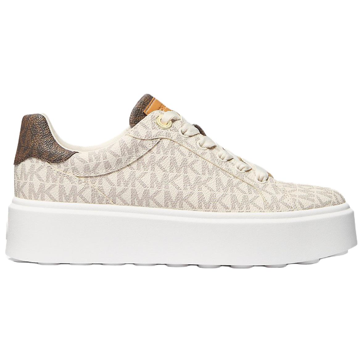 MICHAEL KORS Romey Low top Skateboard Shoes Women's Beige