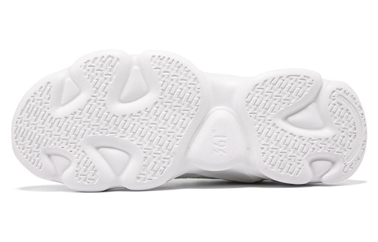 361° Anti-Slip And Wear-Resistant Lightweight Low-Top Sports Casual Shoes Women's White Green