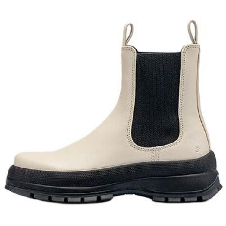 Ecco Short Chelsea Boots 5cm Women's Beige