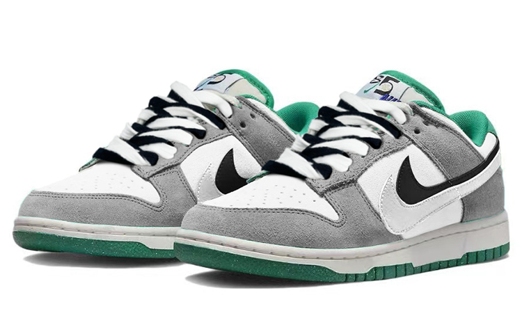 Nike Dunk Low Low-Top Skateboard Shoes Women's Gray White