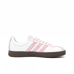 Adidas Neo VL Court 2.0 Slip-Resistant Impact Resistance Low-Top Skateboard Shoes Unisex White Pink 1 1739276