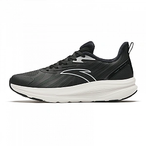 Anta Cloud Journey Anti-Slip Wear-Resistant Low-Top Running Shoes Men's Black White