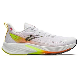 Anta Rocket 6.0 Shock Absorbers With Slip Resistant Features Low Top Sprint Running Shoes Men's White Orange Green 1 1869458