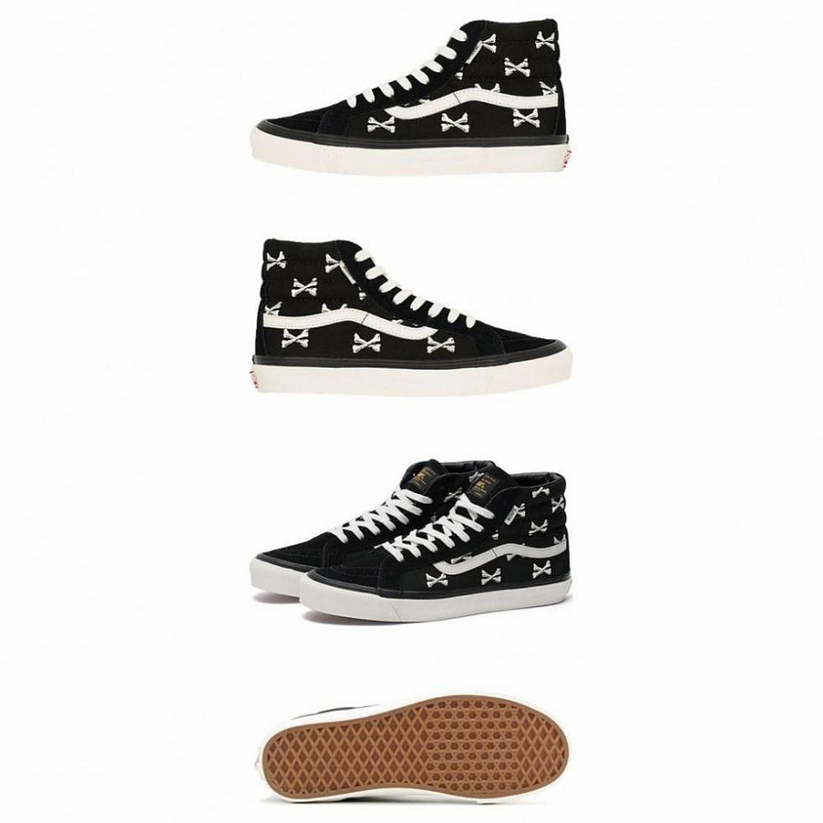 Vans Sk8 Hi Wtaps Black Crossbones купить в интернет-магазине Yoocart с быстрой доставкой по России.