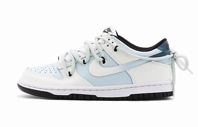 Nike Dunk Squishy Plush Toy Low Top Skateboard Shoes GS Moon White Blue