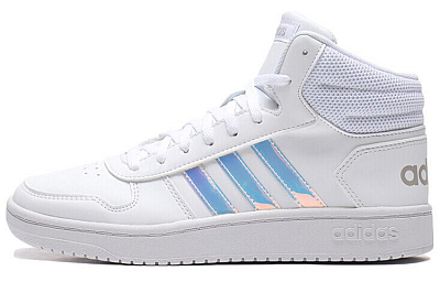 Adidas Neo Hoops 2.0 Mid 'White Bluepurple' Women's