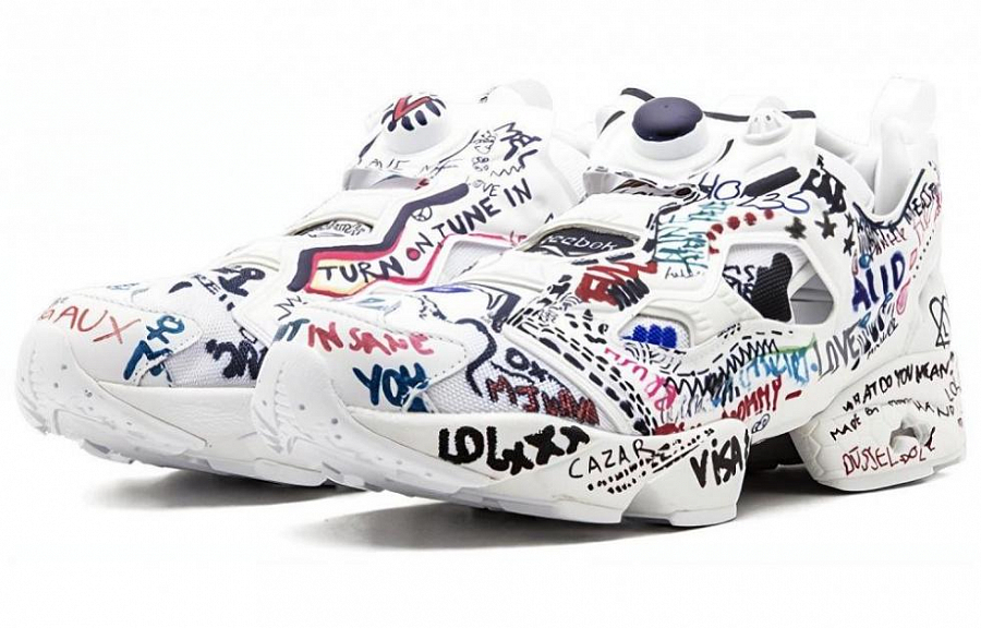 Reebok Vetements X Reebok InstaPump Fury 'Graffiti White' купить в интернет-магазине Yoocart с быстрой доставкой по России.