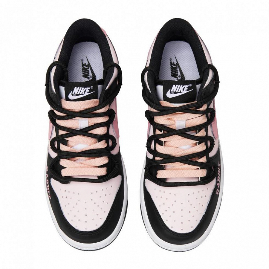 Nike Dunk Black Skateboard Shoes GS Black Pink