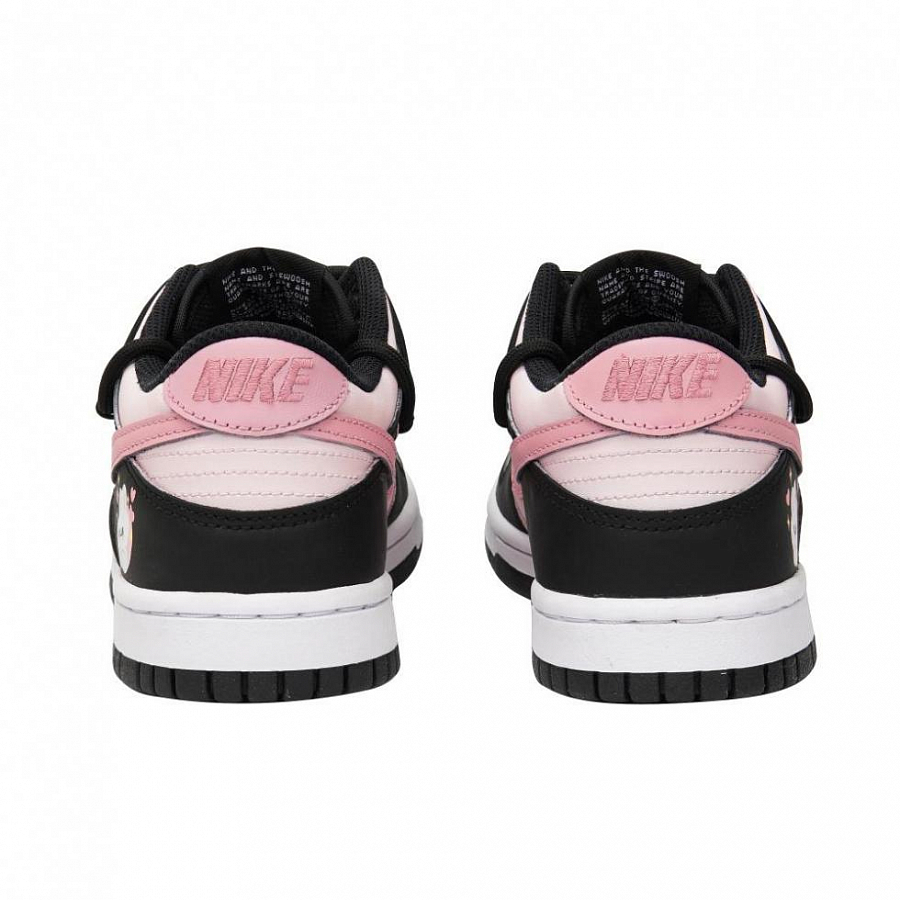 Nike Dunk Black Skateboard Shoes GS Black Pink