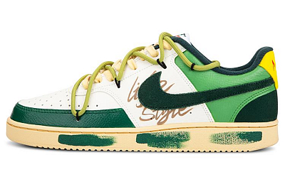 Nike Court Vision Low Sail Pro Green Opti Yellow