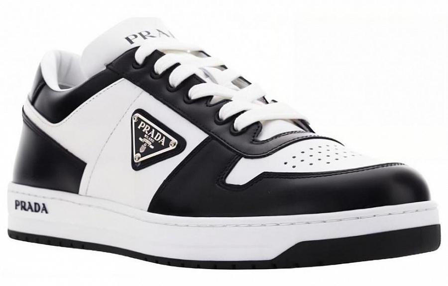 PRADA Downtown Leather 'White Black' купить в интернет-магазине Yoocart с быстрой доставкой по России.