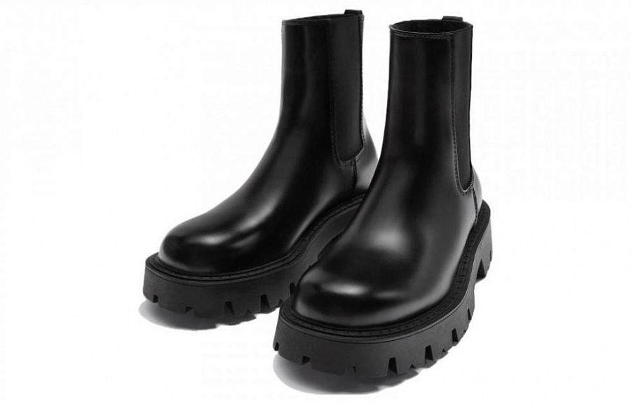 ZARA Short Chelsea Boots Men's Black купить в интернет-магазине Yoocart с быстрой доставкой по России.