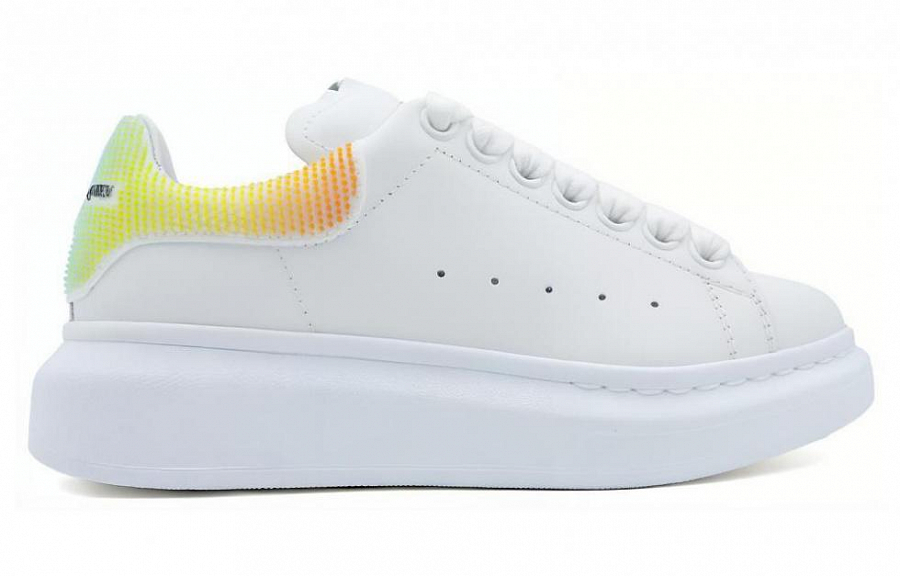 Alexander McQueen Larry Oversized Low Top Sneakers 'White Multi' Women's
